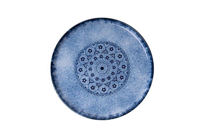 Hermia Vajilla de Porcelana N25005 de 27 Piezas Azul